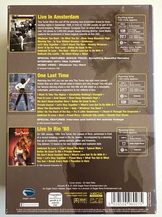 Tina Turner: Edición Coleccionista - 3 DVDs