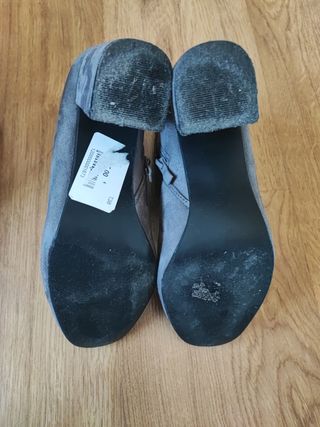 Botas mujer ante gris
