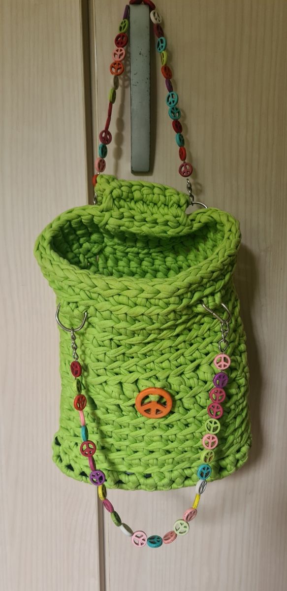 Bolso de trapillo verde
