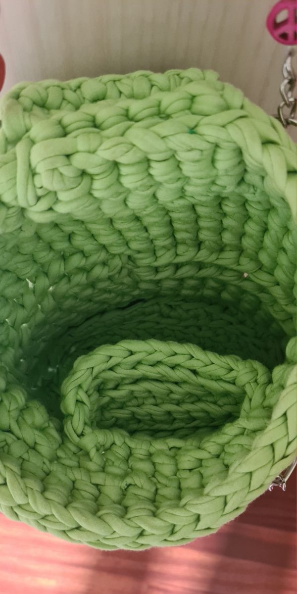 Bolso de trapillo verde