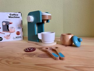 Cafetera juguete madera - niños