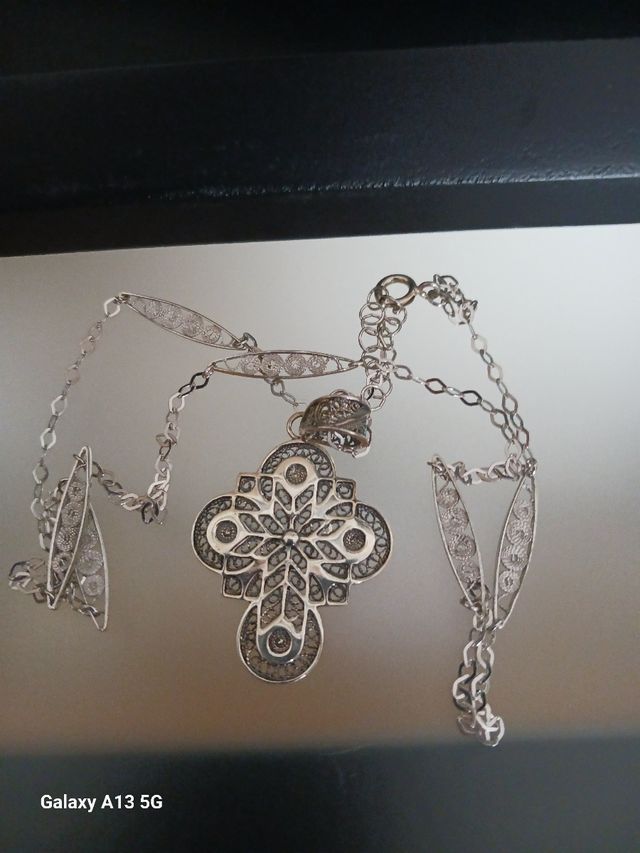 Colar Cruz Prata 925