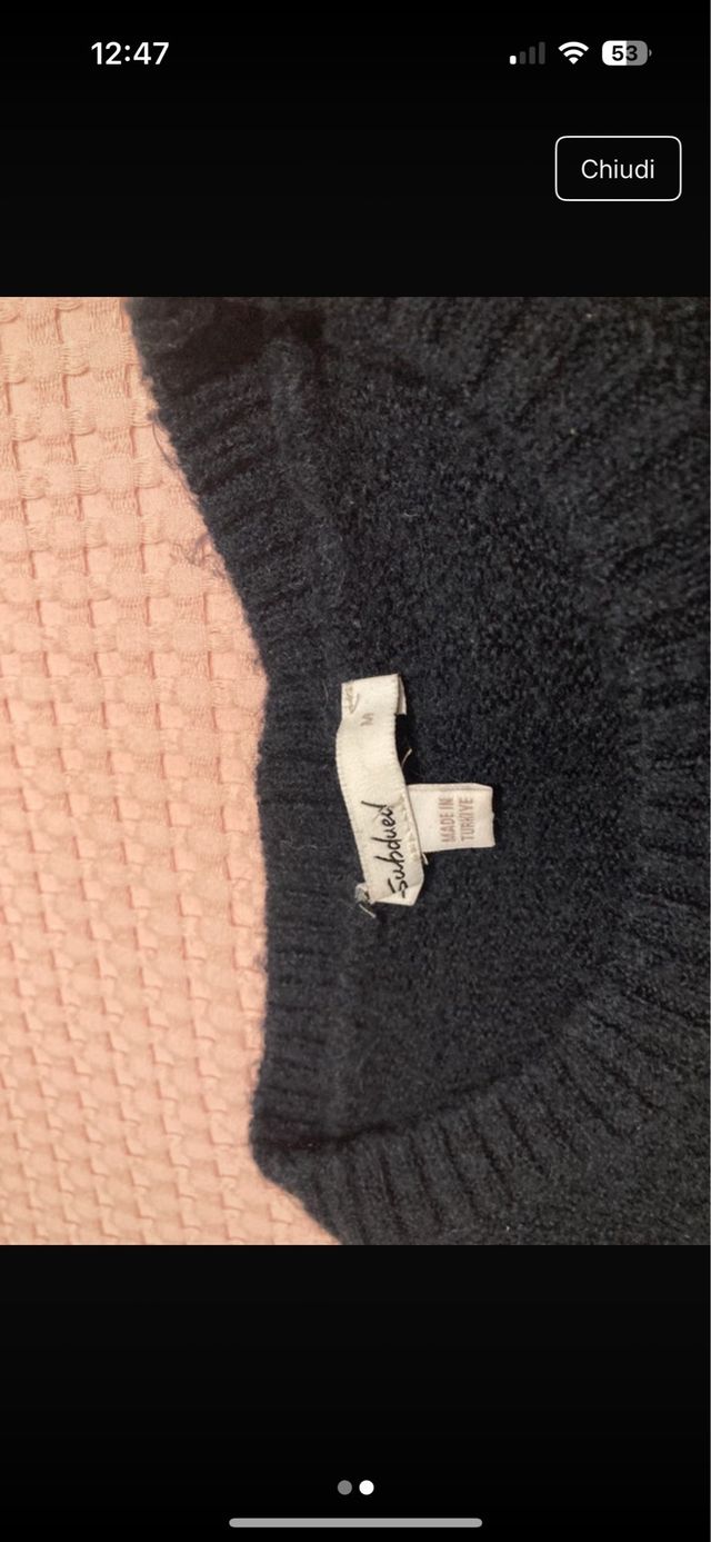 Maglione Subdued nero girocollo