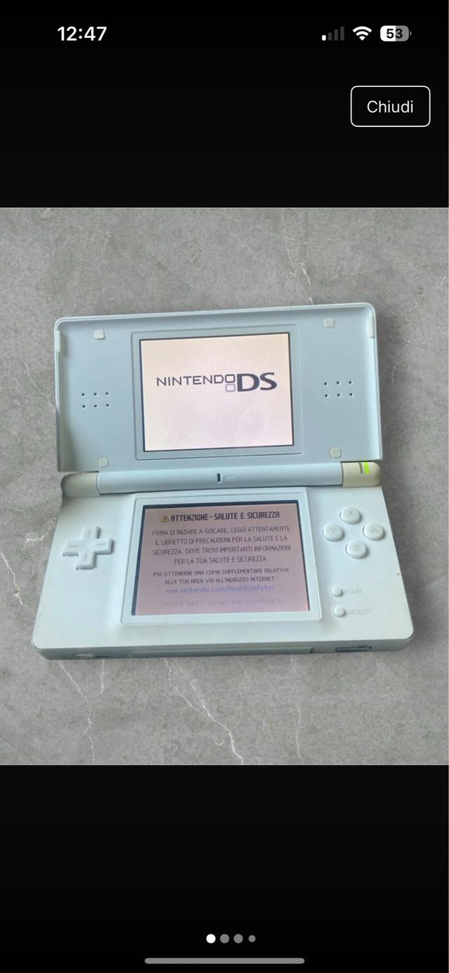 Nintendo DS bianca - console portatile
