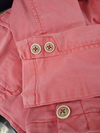 Chaqueta niña color salmón