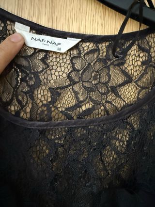 Vestido negro NAF NAF talla M