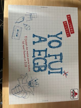 Yo fui a EGB juego mesa
