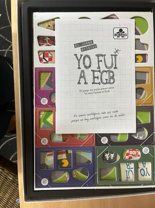 Yo fui a EGB juego mesa