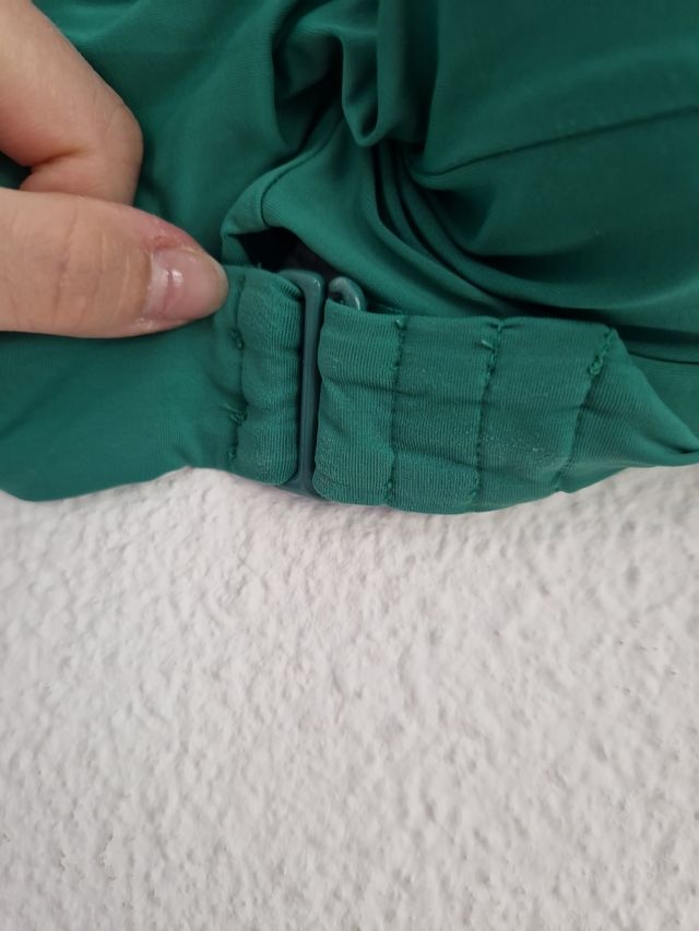 Bikini verde - Baño palabra de honor