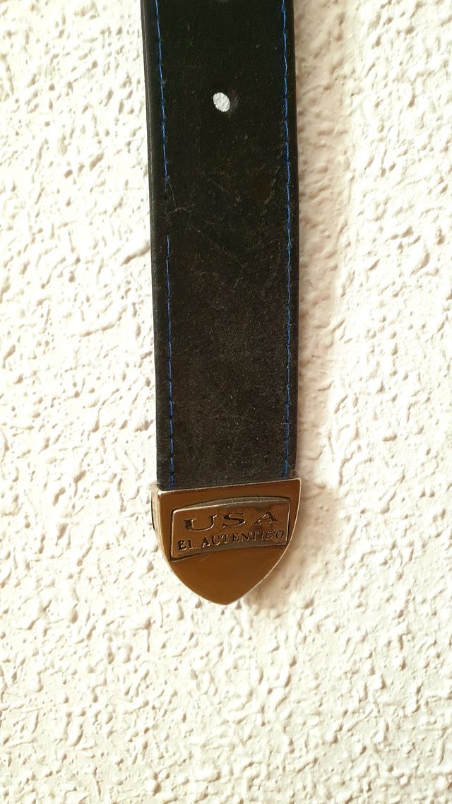 Cinturón El Auténtico - Piel negra