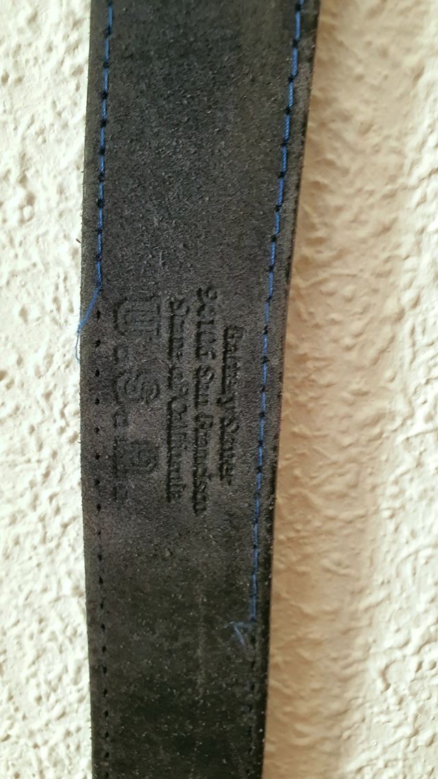 Cinturón El Auténtico - Piel negra