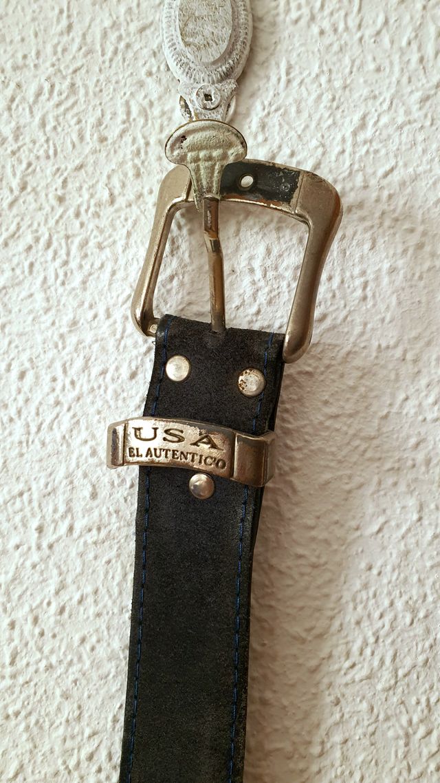 Cinturón El Auténtico - Piel negra