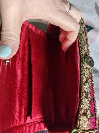 Bolso fiesta multicolor pedrería