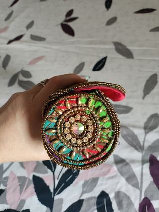 Bolso fiesta multicolor pedrería