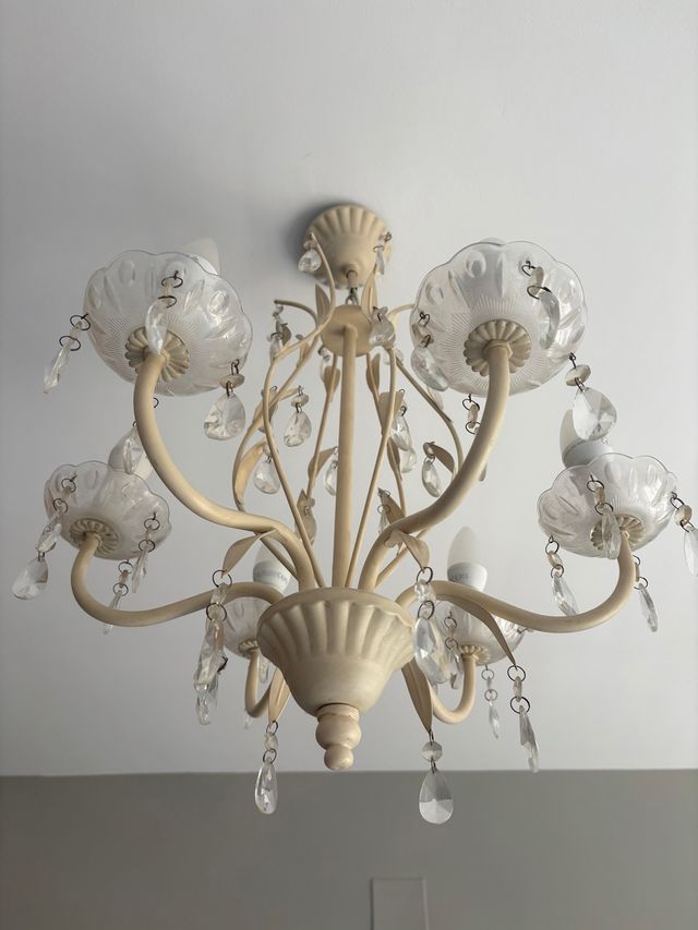 Lámpara techo vintage 6 luces