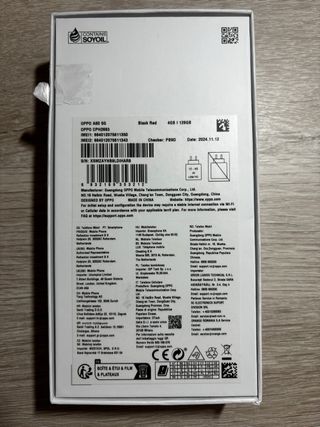 OPPOA60 5G 128GB - Black Red