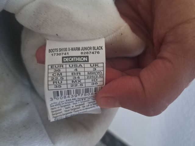 Botas Nieve Junior Decathlon 36