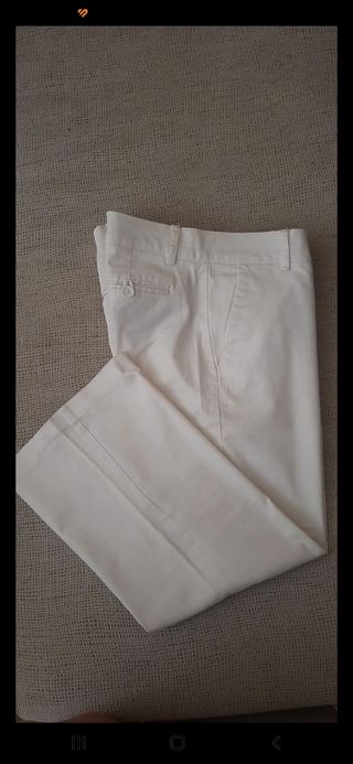Pantalón Zara blanco