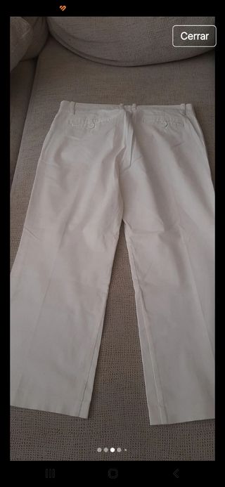 Pantalón Zara blanco