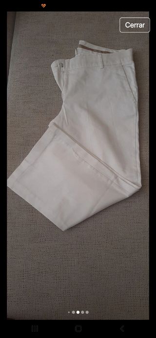 Pantalón Zara blanco