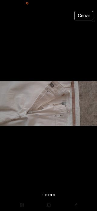 Pantalón Zara blanco
