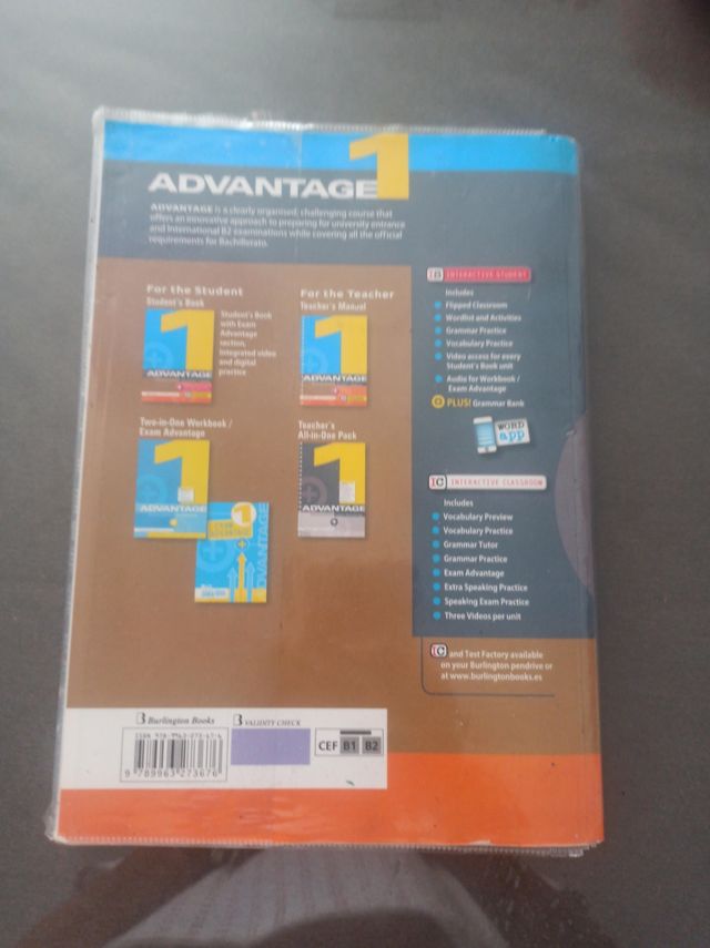 ADVANTAGE FOR BACHILLERATO 1. ST'S BOOK (2017)