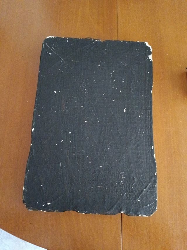 Antico trittico dipinto a mano