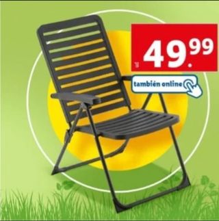 Silla Plegable Playa - Negra