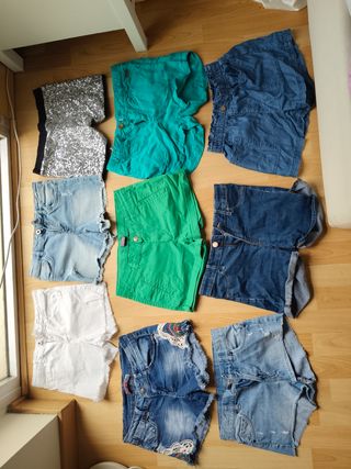 Faldas y shorts niña 10-11 años lote de faldas