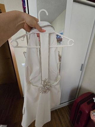 Americana blanca pedrería eventos