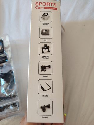 Cámara deportiva Full HD 1080p