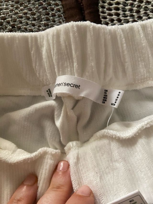 Pantalones blancos eomen secret M