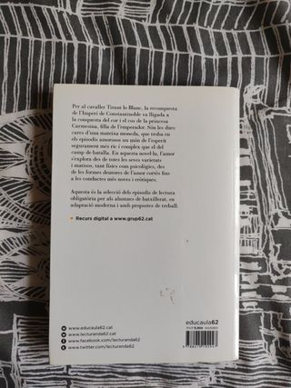 Tirant lo Blanc. Episodis amorosos. Text adapta...