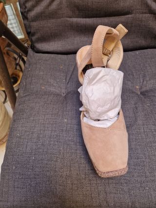 SANDALIAS CUÑAS ZAPATOS CALZADO ALTO ESPARTO