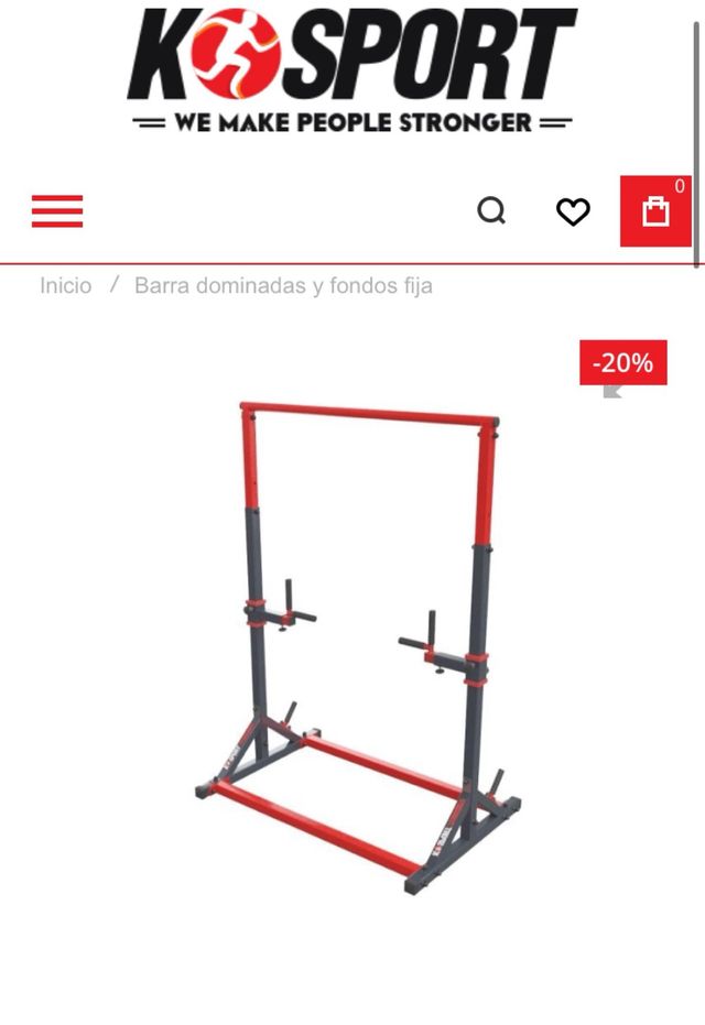 Barra dominadas y fondos KSport