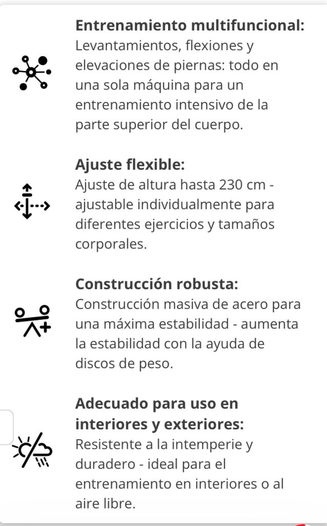 Barra dominadas y fondos KSport