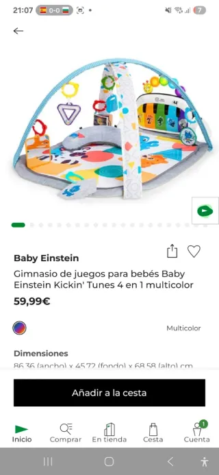 Gimnasio Bebe Baby Einstein 4-en-1