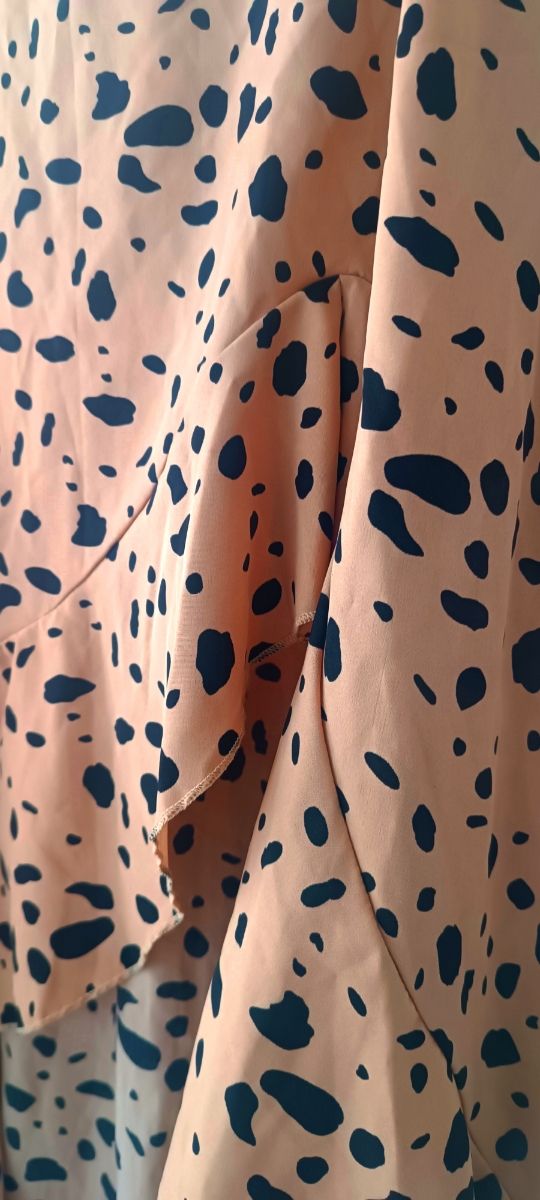 Falda midi animal print