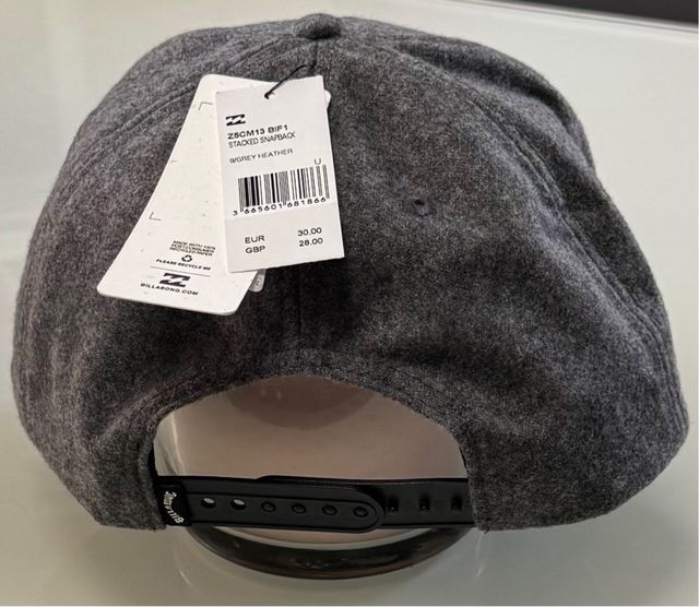 Gorra Billabong gris-negra