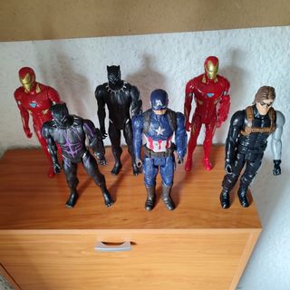 Figuras de acción Marvel.