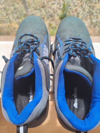 Zapatos seguridad Anibal - grises y azules