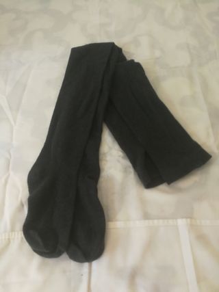 4 Leggings/Mallas negras-gris