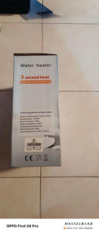 Scaldabagno elettrico istantaneo RX-021