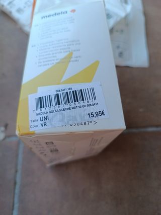 Biberón Medela + Bolsas