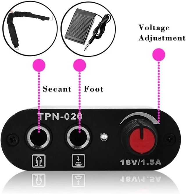 Máquina de tatuagem + acessórios novos lacrados