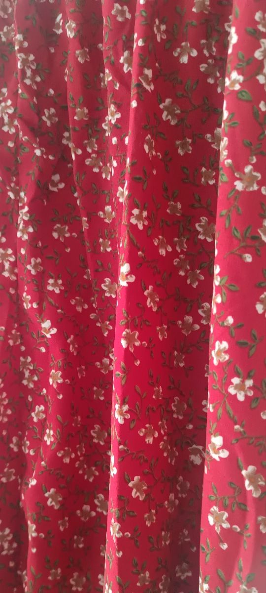 Falda roja estampada - verano