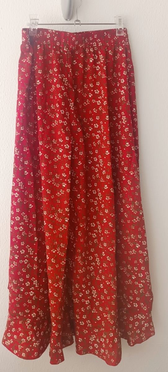 Falda roja estampada - verano