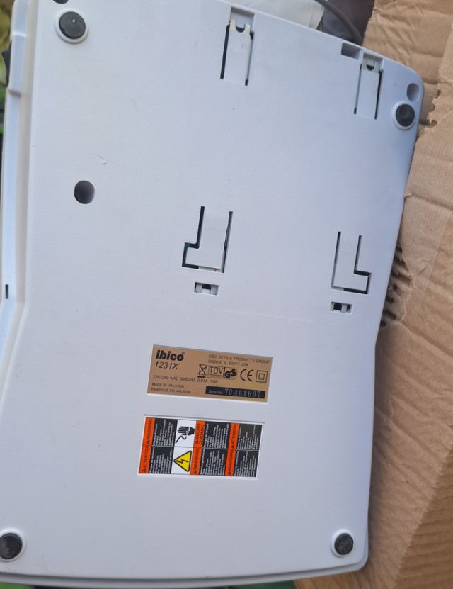 Calculadora IbiCo 1231X con impresora