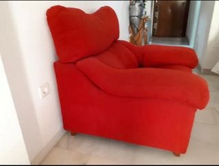 Sillón rojo 1 plaza - como nuevo