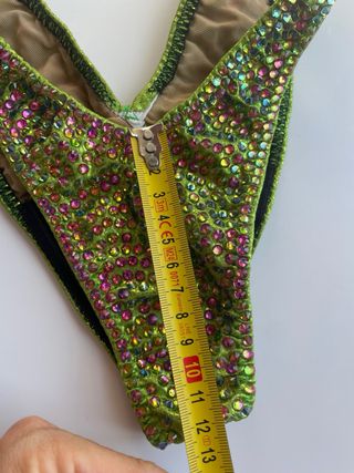 Bikini Competición Verde Multicolor